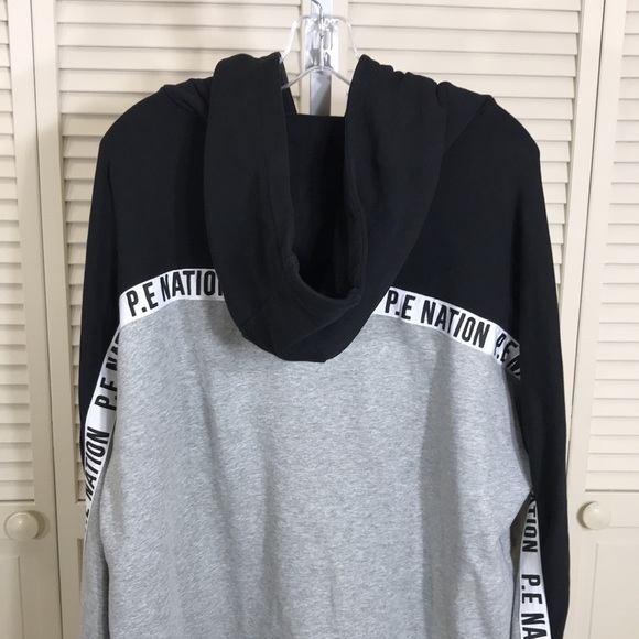 P.E Nation Unisex Hoodie with Kangaroo Pockets with Zips Large - Picture 8 of 12